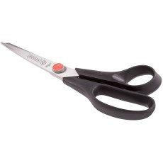 Mundial red dot Dressmaker serrated sharp scissors/ shears 9½ inch lifetime guarantee 